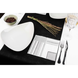 Tovaglioli Neri 40x40cm con Stampa Campos, Bambutex Naturale, 600 Pezzi, B2B - Product Image 4