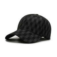 Gorra de Béisbol Unisex de 6 Paneles Fabricada en Pakistán, Negra, Transpirable, Ligera, Deportiva, Formal, 100% Algodón, Ajustable, de Alta Calidad