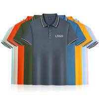 T-shirt pour homme de haute qualité 100% polyester, séchage rapide, pour le golf, évacuation de l'humidité, protection UV, extensible, logo personnalisé