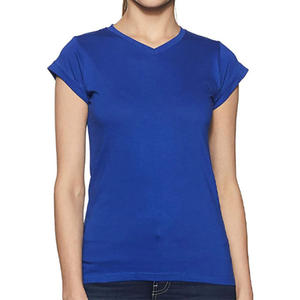 Nueva moda 100% poliéster superventas mujer camiseta precio al por mayor nuevo estilo barato sublimación impresión camiseta Mujer - Product Image 1