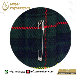 Kilt escocés tradicional Highland vestido tradicional Kilts faldas a cuadros Scottish Highland tradicional negro reloj tartán kilt - Product Image 3