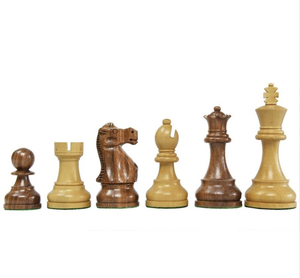 1972 Fischer Spassky Juego de Ajedrez de madera de artesanía superior con acabado natural y piezas de ajedrez detalladas talladas - Product Image 3