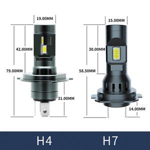 Bombilla de faro led super mini h7, modelo popular, <span class=keywords><strong>2023</strong></span> w, 16000lm, ajuste perfecto para todos los coches, plug and play, 100 - Product Image 6