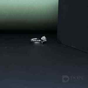 BRANDED DESIGN Unisex Diamond Ring Collection Elegant and <b>Unique</b> S925 Sterling Silver for Both <b>Men</b> and Women Gift - Product Image 4