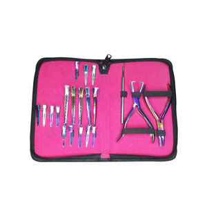 2025 plus récent Kit d'outils d'extension de cheveux en acier inoxydable de qualité supérieure pinces Clips pour ensemble d'accessoires de Salon - Product Image 3