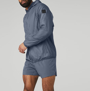 Chaqueta Deportiva Ligera Impermeable 2025 con Logotipo Personalizado, Conjunto Cortavientos para Otoño, Ropa Urbana Sólida - Product Image 2