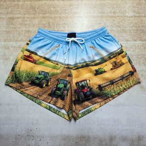 Usine Directe Personnalisé En Gros Rugby Footy Shorts Avec Poches Casual Hommes Femmes 100% Polyester Rugby Shorts - Product Image 1