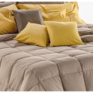 Couette en duvet d'hiver 100% coton biologique Couette douce de couleur unie CM 180X260 également marque privée - Product Image 5