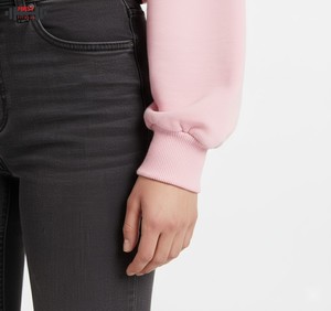 Conjunto de 2 Piezas de Ropa Urbana con Capucha Gruesa y Acolchada para Mujer, Otoño Invierno 2025, con Cremallera, Logotipo Frontal, Informal, Personalizable, de Alta Calidad, de Algodón y Felpa - Product Image 3