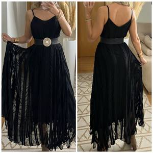 Venta caliente de alta calidad ropa de mujer vestido largo estampado Maxi vestidos casuales chica señora elegante hecho a mano producto premium - Product Image 4