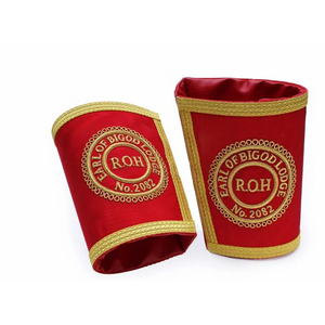 2025 tout nouveau tablier en cuir brodé à la main maçonnique de haute qualité avec patch de broderie - Product Image 1