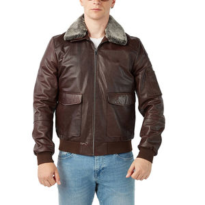 แจ็กเก็ตหนังสำหรับผู้ชายเสื้อแจ็คเก็ตหนังแขนยาวออกแบบโลโก้ได้ตามที่ต้องการดีไซน์ล่าสุด2024 - Product Image 4