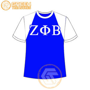 Venta al por mayor personalizada Zeta Phi Beta mujeres camiseta hermandad ropa algodón camisetas más finas mujeres fraternidad prendas - Product Image 6