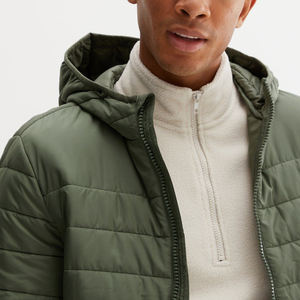 Veste polaire pour hommes de haute qualité fabriquée sur mesure OEM à vendre en gros veste d'hiver chaude de qualité supérieure à la mode nouvelle - Product Image 3