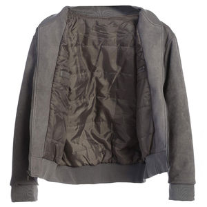 แจ็คเก็ตบอมเบอร์สำหรับผู้ชายเสื้อแจ็กเก็ตมีซิปสไตล์วิทยาลัยเสื้อไม่มีซิปดีไซน์ใหม่สำหรับ2025 - Product Image 4