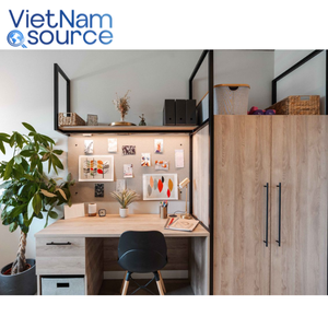 Nouvelle conception bois matériel étudiant logement chambre meubles-étudiant logement meubles ensemble aux États-Unis-Vietnam Source usine - Product Image 1