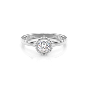 Bague en diamant rond de 0.35 carats cultivée en laboratoire-Bijoux fins pour mariages - Product Image 5