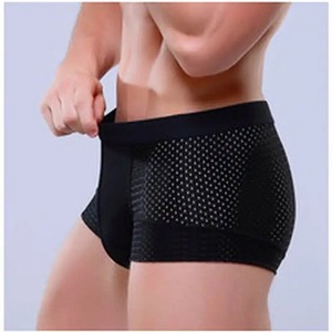Bóxer de seda de malla de marca para hombre, ropa interior de cuatro esquinas, venta al por mayor, nueva ropa interior 2016, ropa interior de algodón para hombre - Product Image 2