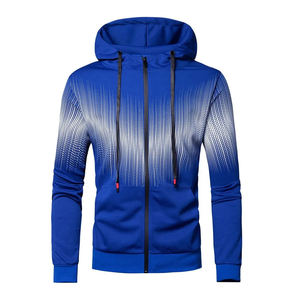 Conjuntos de Sudadera con Capucha para Hombre, 100% Algodón, Ligeros, Cómodos, Transpirables, de Secado Rápido, Ecológicos, a Rayas, Otoño, Venta al Por Mayor - Product Image 3