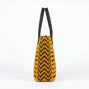 Bolso Tote de Rafia Pintado a Mano para Mujer, Gran Capacidad, Opción de Logotipo Personalizado, Portátil, para Uso Diario - Product Image 3