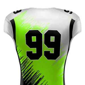 Maillot de football américain antibactérien Impression par transfert thermique Meilleur matériau en polyester Maillot de football américain antibactérien - Product Image 5