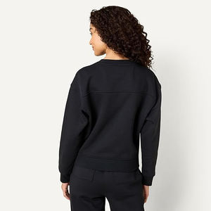 Sudaderas de Mujer de Algodón Suave, Cómodas y Flexibles, Estilo Urbano, Holgadas, de Manga Larga, con Hombros Caídos, Cálidas - Product Image 2