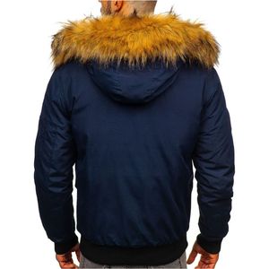 Custom Men's Hooded Bubble Puffer Jacket Comfortable and Stylish <b>Winter</b> Warm <b>Coat</b> <b>Thick</b> Outdoor Down Jacket Canvas Fabric - Product Image 3