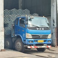 Tube rond en acier soudé prégalvanisé, résistant à la rouille, de taille stable, pour la construction de serres, les garde-corps et les machines