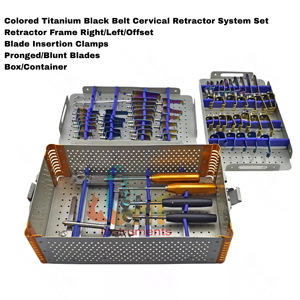 Retractor Cervical Manual de Titanio Negro de Alta Calidad, Sistema de Cirugía de Columna Vertebral de Acero Inoxidable, Aprobado por CE e ISO | - Product Image 2