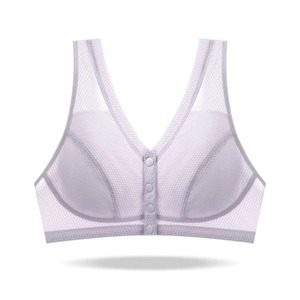 Soutien-gorge en gelée sans couture pour femmes soutiens-gorge Sexy en V profond bretelles réglables soutien-gorge confortable et doux pour grande poitrine soutien-gorge de sommeil Sexy - Product Image 3