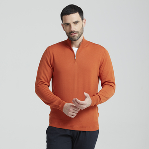 Ropa de Invierno Italiana de Calidad, Suéter de Cuello Redondo para Hombre, Tejido con Hilo Teñido, 100% Merino Ultrafino, Antipilling, Manga Larga, ODM PAOLO NERO - Product Image 1