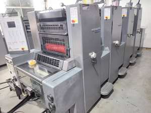 Machine d'impression offset allemande <span class=keywords><strong>de</strong></span> marque <span class=keywords><strong>Heidelberg</strong></span>, d'occasion, reconditionnée, imprimée sur papier A3, utilisant une presse d'impression quadricolore PM52, 2008 - Product Image 4