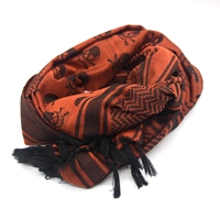 Écharpe Shemagh personnalisée en toile 100% coton, imprimée numériquement, pour l'extérieur, coupe-vent, respirante, anti-poussière, douce pour la peau