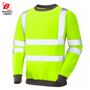 Vêtements de travail haute visibilité du meilleur grossiste Sweatshirts en polyester de qualité supérieure Gilet de sécurité réfléchissant avec logo personnalisé Coton imperméable - Product Image 2
