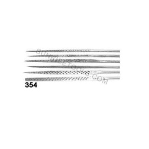 Set of 6pcs Plastic <b>Pouch</b> 14 Cm File for Wax <b>Work</b> Essential Jewelry Making Tools - Product Image 1