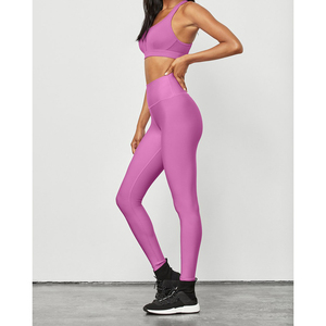 Custimizable Good Quality Womens Leggy High-Waist <b>Legging</b> Running Yoga Workout Custom Gym Fitness Wear Leggy Wholesale Slim Pant - Product Image 2