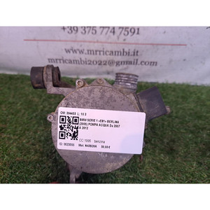 AUXILIARY <b>WATER</b> <b>PUMP</b> BMW 1 Series (E81) 304453 N43B20A <b>petrol</b> 1995 (06>12) - Product Image 1