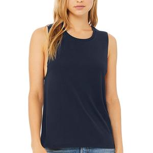 Débardeur femme sans manches coupe ample décontracté été doux coton entraînement Gym athlétique léger à la mode - Product Image 1