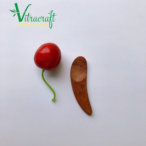 Produits uniques de cuillère en bois Les cuillères à cosmétiques sont fabriquées à la main à partir de bois Mini cuillère à cosmétiques personnalisée sans danger pour votre peau Taille 6cm - Product Image 1