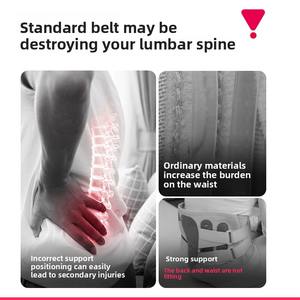 Starker Lendenwirbelstützgürtel und Taillenstütze zur Vorbeugung von Rückenschmerzen. - Product Image 2