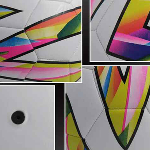 Vente chaude Ballon de Football de Football d'entraînement pour enfants Conception personnalisée 100% Haute qualité cousu à la main en cuir PVC balles à main - Product Image 4