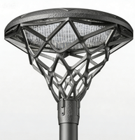 Lampe de jardin LED IP65 au design moderne en forme de nid d'oiseau, luminaire décoratif artistique d'extérieur en alliage d'aluminium moulé sous pression pour villa