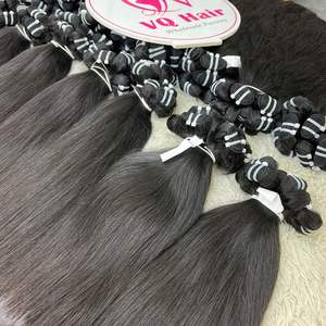 ผมตรงธรรมชาติเป็นเส้นผมแท้100% ผมคนผมดิบแบบยังไม่ได้แปรรูป - Product Image 2