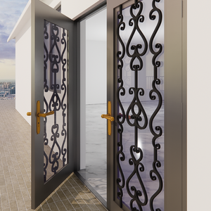 Puertas de entrada de acero de calidad para la seguridad del hogar y la mejora estética con puertas externas de calidad - Product Image 5