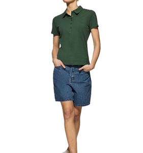 Polos versátiles a rayas para mujer para tenis de golf y uso diario con tela de mezcla de algodón de primera calidad - Product Image 4