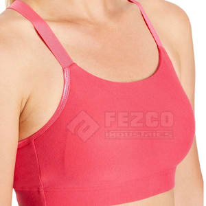 Sujetador deportivo de LICRA/poliéster transpirable de secado rápido de alto soporte más vendido de moda para mujer de talla grande disponible en línea - Product Image 5