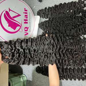 ผมต่อจากคนกัมพูชาผมบริสุทธิ์เป็นลอนลึกแบบหลวมผมดิบที่ยังไม่ผ่านกระบวนการผม100% - Product Image 4