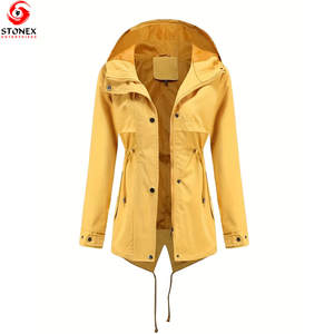 Chaqueta Cortavientos Impermeable de Talla Grande para Mujer, Tendencia Superior, Servicio OEM al por Mayor, Largo Regular - Product Image 3