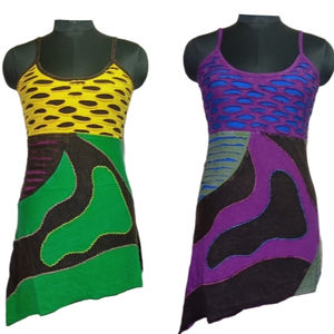 Vestido bohemio de moda para mujer, medias con estilo, botón de encaje, borla, bolsillo, cremallera, bordado, decoraciones de cristal hechas de rayón - Product Image 1