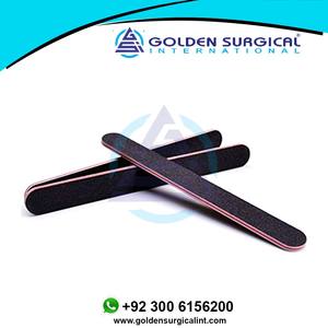 Lima de uñas portátil de doble cara, profesional, con rejilla, grano negro, para gel, cosmética, manicura y pedicura - Product Image 5